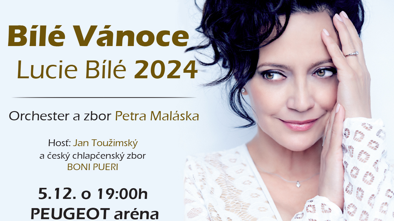 BÍLÉ VÁNOCE LUCIE BÍLÉ 2024